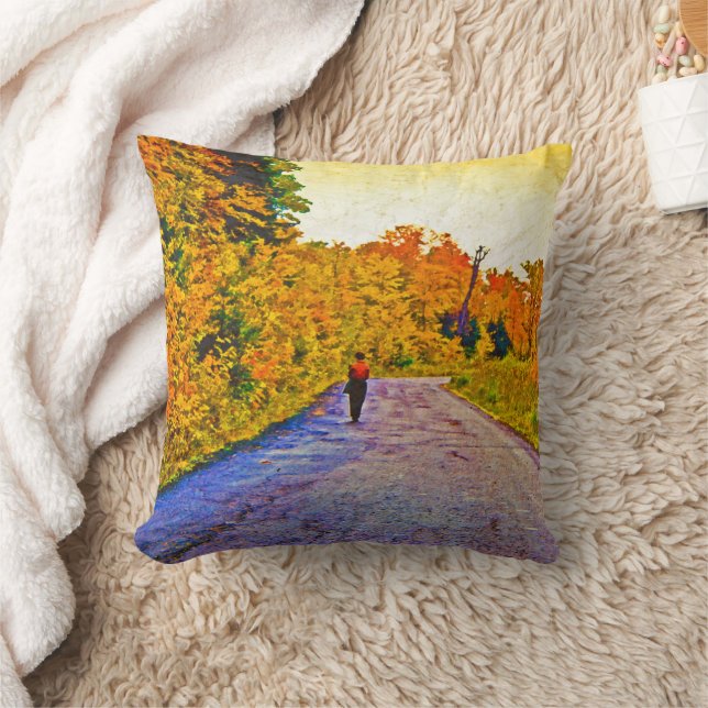 Herbstspaziergang Kissen (Decke)