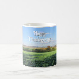 Herbstspaziergang - Personalisierter Erntedank Kaffeetasse