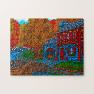 Herbstspaziergang Puzzle