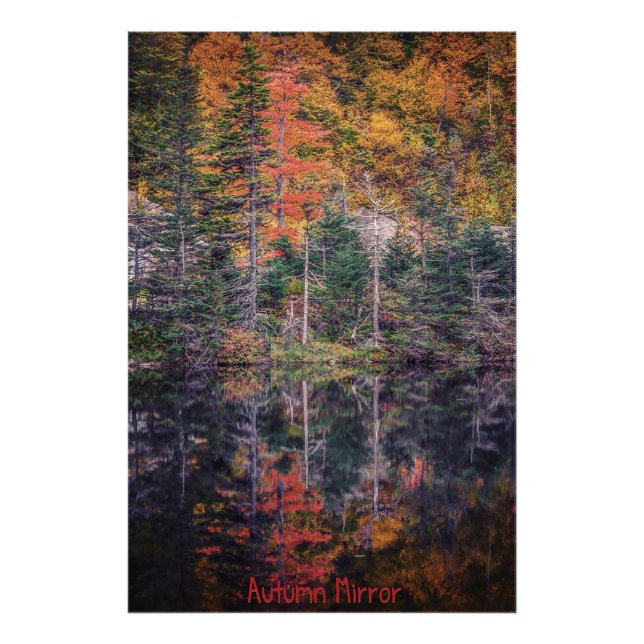 Herbstspiegel Fotodruck (Vorne)