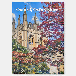 Herbstspiele - Oxford Kathedrale im Herbst Magnet