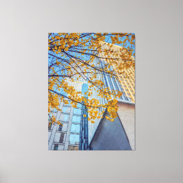 Herbststadt Leinwanddruck