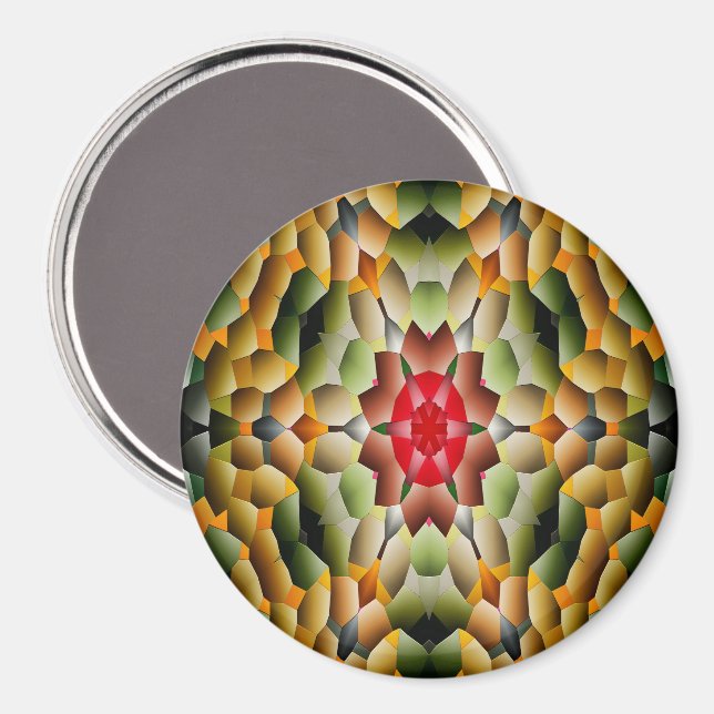Herbststern.... Magnet (Vorderseite/Rückseite)