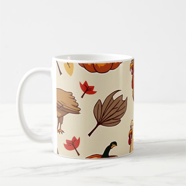 Herbststil-Tasse Kaffeetasse (Links)
