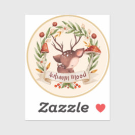 Herbststimmung Halloween Aufkleber