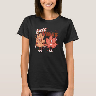 Herbststimmung Kürbisse Blätter Herbstliche Stimmu T-Shirt