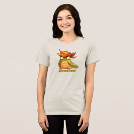 Herbststimmung Schnecken Damen T-Shirt Tri-Blend Shirt