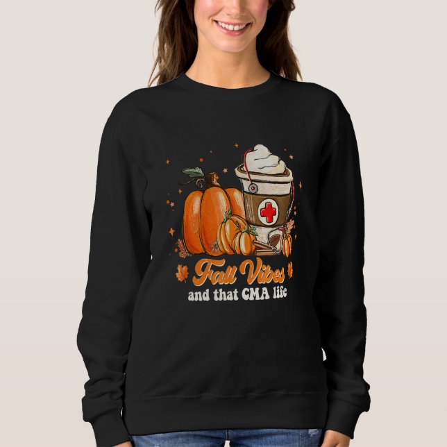 Herbststimmung und dieses CMA-Leben Sweatshirt (Vorderseite)