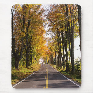 Herbststraße Mousepad