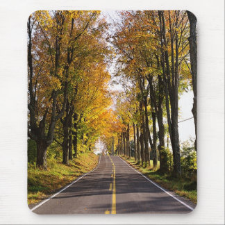 Herbststraße Mousepad