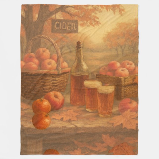Herbstströmen - Rustikale Apfelwein-Verkostung Fleecedecke (Vorderseite)
