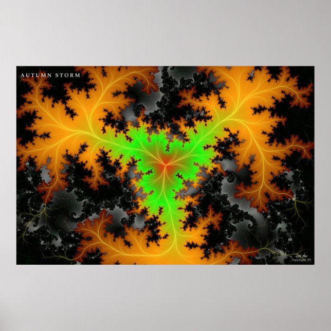 Herbststurm Poster (Vorne)