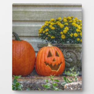 Herbstszene Fotoplatte