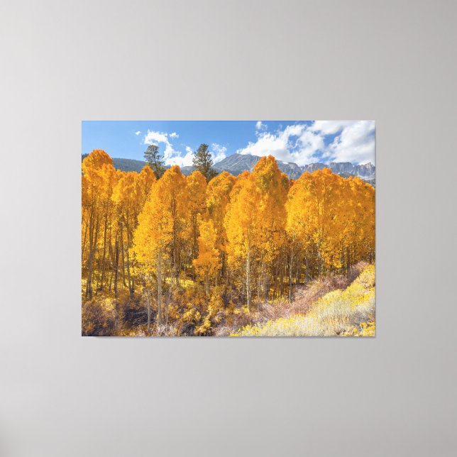 Herbstszene Leinwanddruck (Vorderseite)