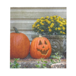 Herbstszene Notizblock