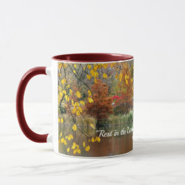 Herbstszene Tasse