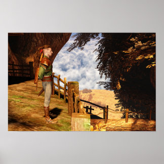 Herbsttag der stehenden Garde Poster