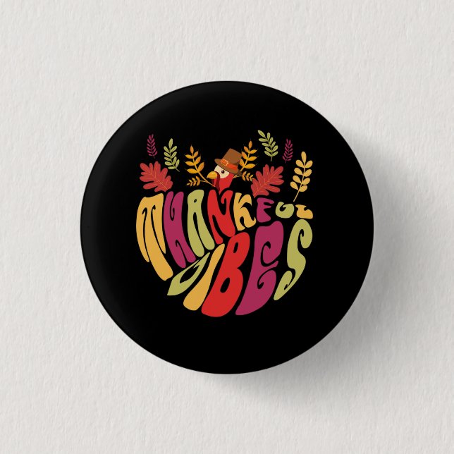 Herbsttag Erntedank Spezial Button (Vorderseite)
