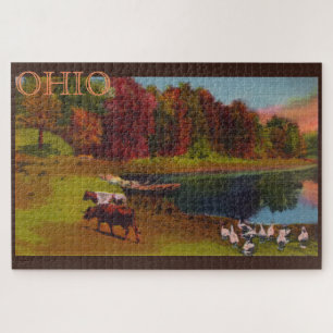 Herbsttag im großen Puzzle von Ohio