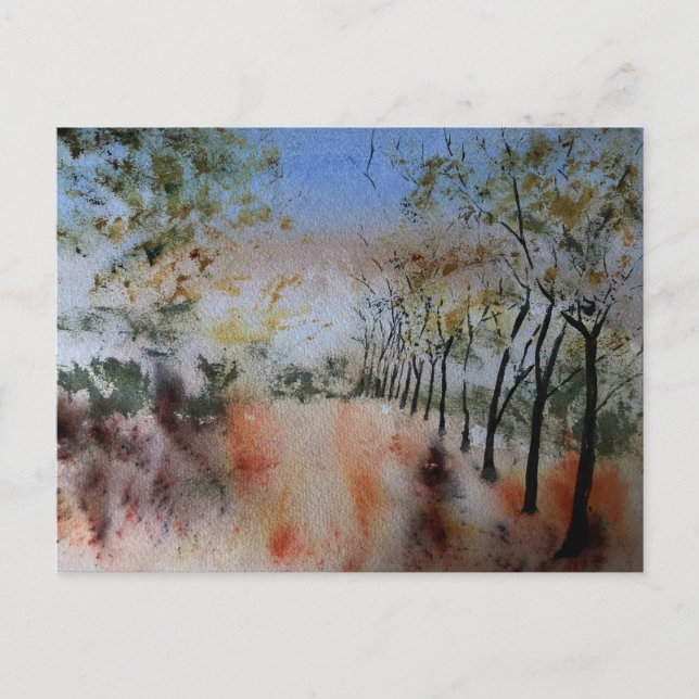 Herbsttage Postkarte (Vorderseite)