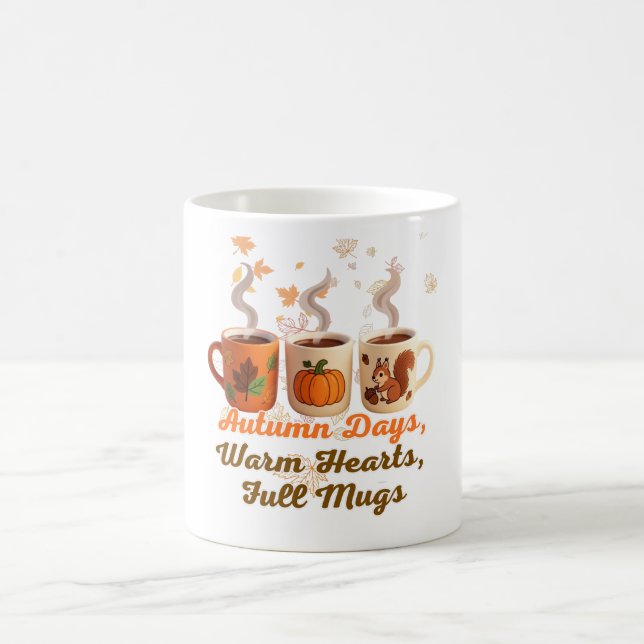Herbsttage, warme Herzen, volle Tasse (Mittel)