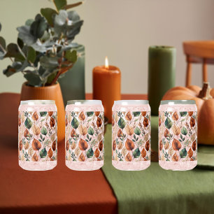 Herbstterracotta und Salbei-Blätter Dosenglas