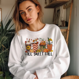 HERBSTTHEMIERTER FALL SWEET FALL KAFFELOVER SWEATSHIRT