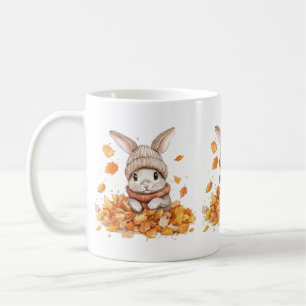 Herbsttiere Kaffeepause Tasse