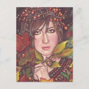 Herbsttraum Postkarte