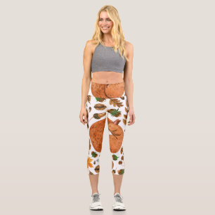 Herbstträume: Das Eichhörnchen im Wasser Capri Leggings