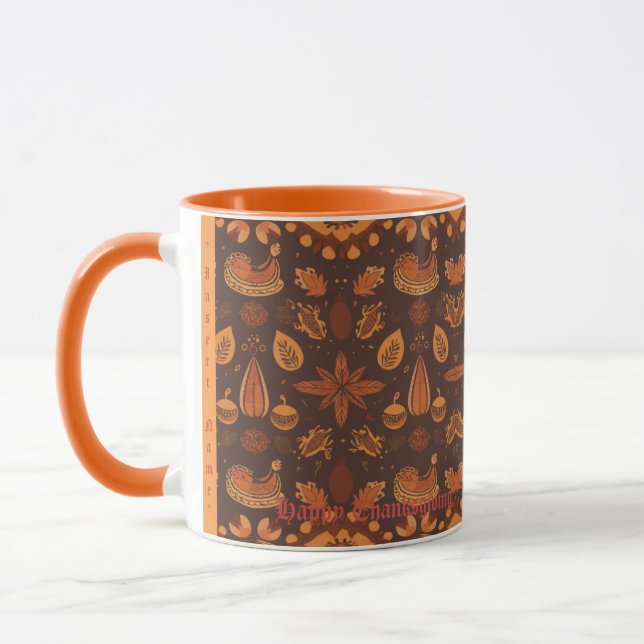 Herbstüberfluss Tasse (Links)