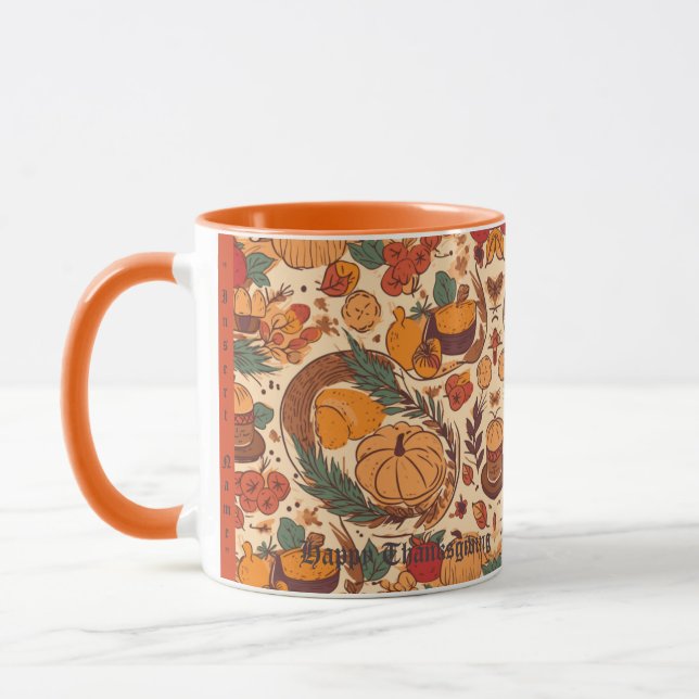 Herbstüberfluss Tasse (Links)