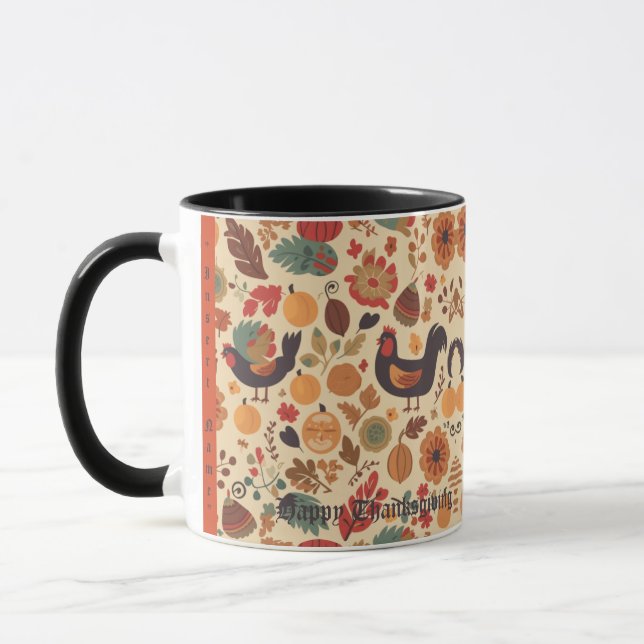 Herbstüberfluss Tasse (Links)