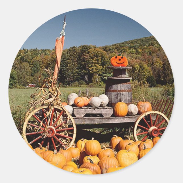 HerbstUmschlag Aufkleber (Vorderseite)