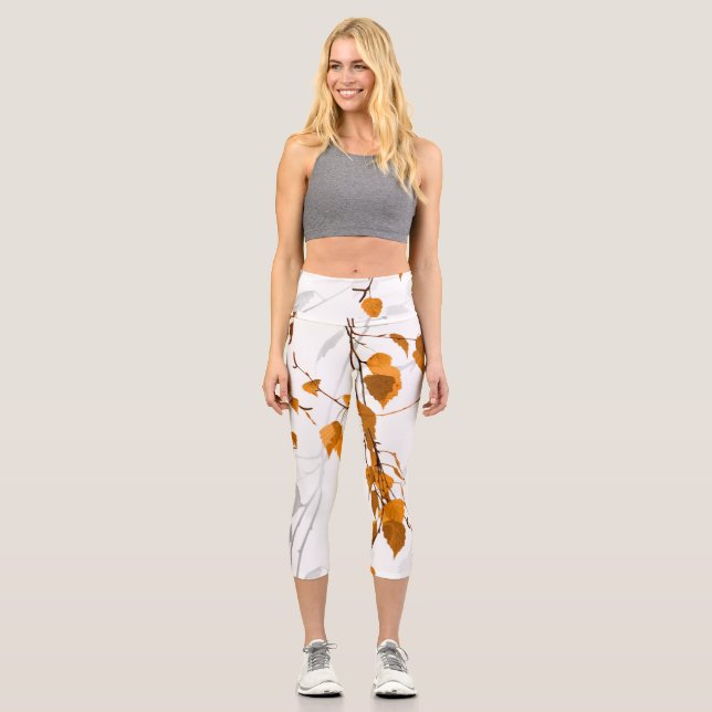 Herbstunterschiede 2 capri leggings (Vorderseite)