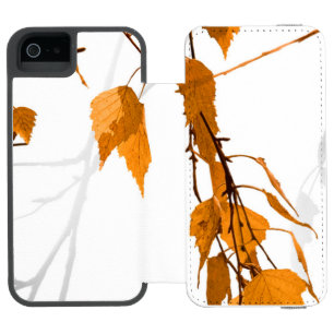 Herbstunterschiede 2 incipio watson™ iPhone 5 geldbörsen hülle