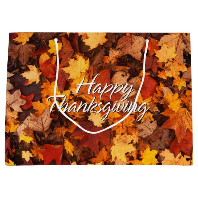 Herbstunterschiede 6 große geschenktüte (Vorderseite)