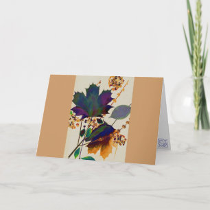 Herbstunterschiede in Royal Colors Karte