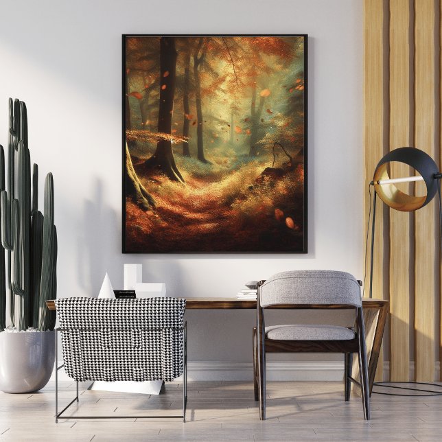 Herbstverzauberung: Mystischer Wald Poster (Von Creator hochgeladen)