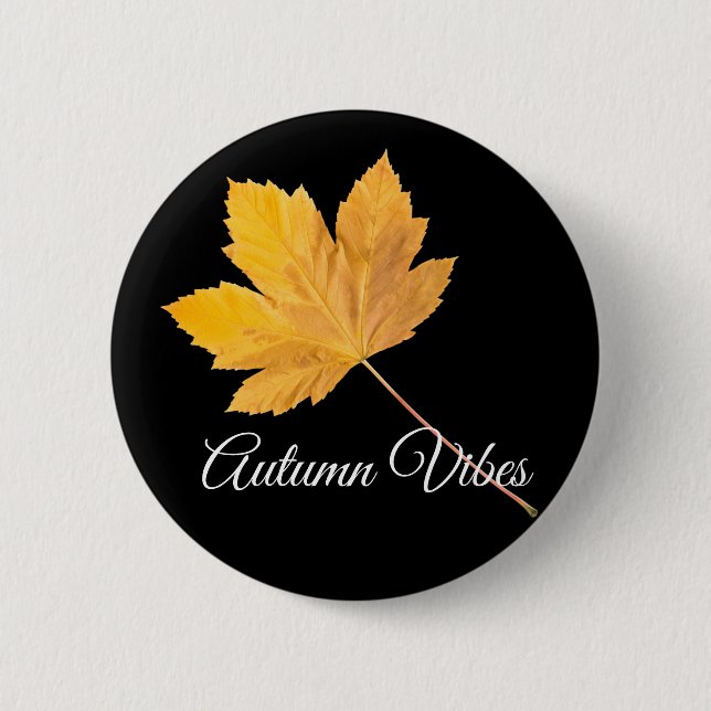 Herbstvibes Button (Vorderseite)