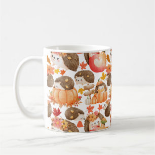 Herbstvibes Muster Porcupine Kaffeetasse
