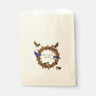 Herbstvögel Geschenktütchen