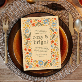 Herbstvolksrahmen-Herbstgeburtsszenario-Party Einladung