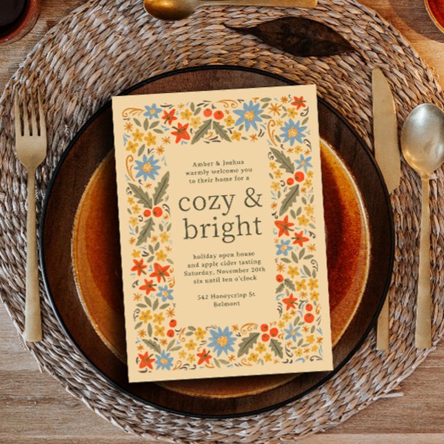 Herbstvolksrahmen-Herbstgeburtsszenario-Party Einladung (Von Creator hochgeladen)