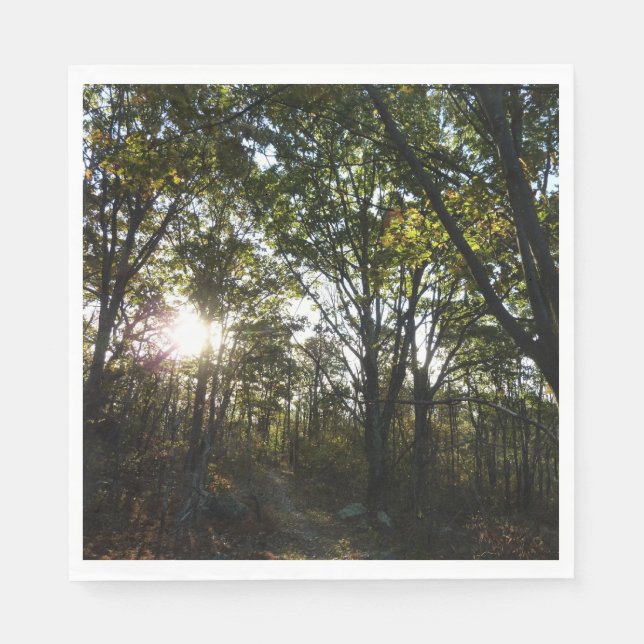 Herbstvormittag im Shenandoah-Nationalpark Serviette (Vorderseite)