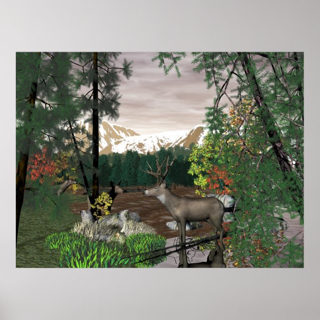 Herbstvormittag Poster (Vorne)