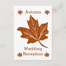 Herbstvorstellung Begleitkarte