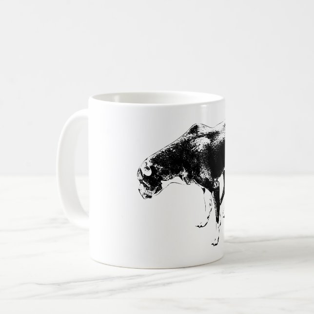 Herbstwächter in Tinte Kaffeetasse (Vorderseite Links)