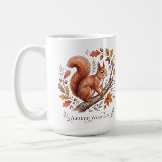 Herbstwald Eichhörnchen Kaffeetasse
