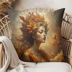 Herbstwald Fairy - Cosy Fall Boho Kissen